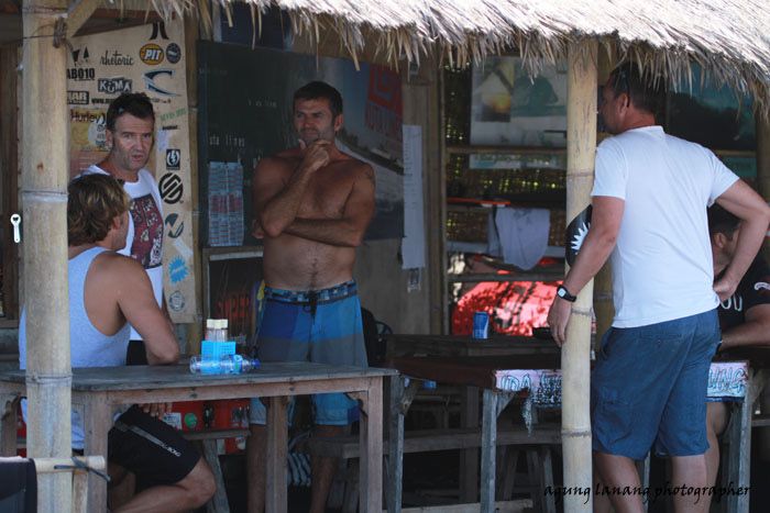 The Ida Boys' warung on Keramas beach, preserved by Hotel Komune so local Indonesian surfers always have a place of their own